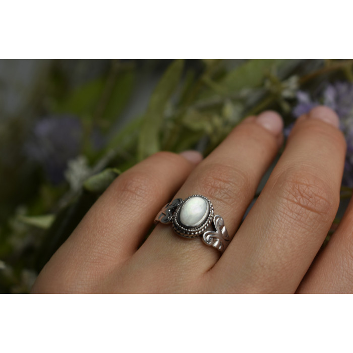 Sky Jewelry Серебряное кольцо с Перламутром