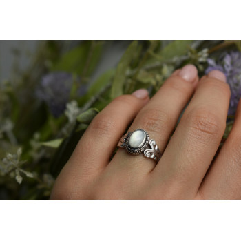 Sky Jewelry Серебряное кольцо с Перламутром