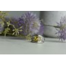 Sky Jewelry Серебряное кольцо 925 пробы с Желтым Сапфиром
