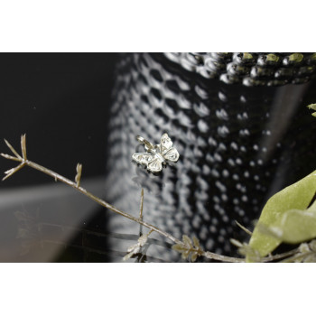 Sky Jewelry Серебряный кулон *Бабочка* с фианитами 925 проба