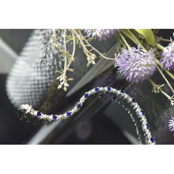 Sky Jewelry Серебряный браслет 925 пробы с Топазом London Blue