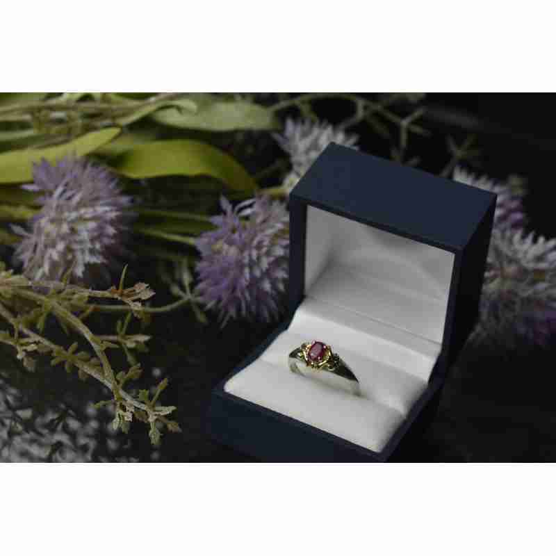 Sky Jewelry Серебряное кольцо с камнем Розовая Шпинель