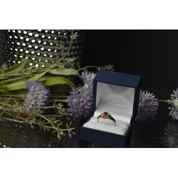 Sky Jewelry Серебряное кольцо с камнем Розовая Шпинель