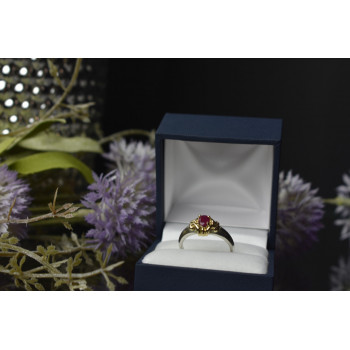 Sky Jewelry Серебряное кольцо с камнем Розовая Шпинель