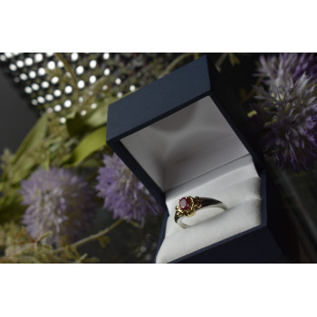 Sky Jewelry Серебряное кольцо с камнем Розовая Шпинель