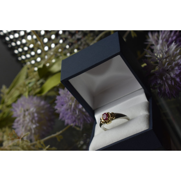 Sky Jewelry Серебряное кольцо с камнем Розовая Шпинель