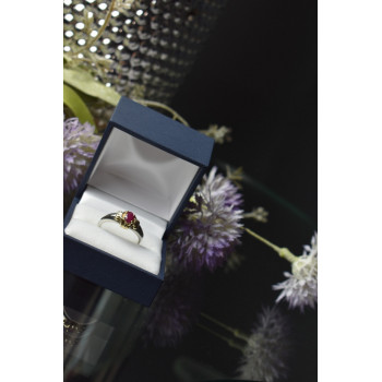 Sky Jewelry Серебряное кольцо с камнем Розовая Шпинель