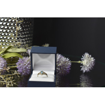 Sky Jewelry Серебряное кольцо с голубой Шпинелью 925 проба