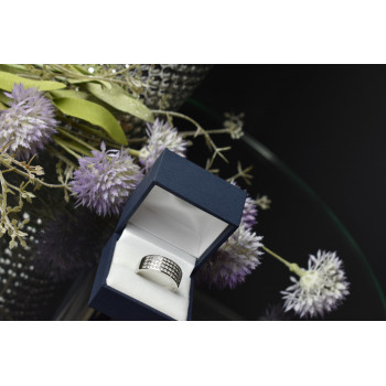 Sky Jewelry Серебряное кольцо 925 пробы с фианитами