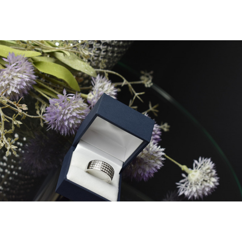 Sky Jewelry Серебряное кольцо 925 пробы с фианитами