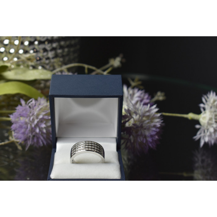 Sky Jewelry Серебряное кольцо 925 пробы с фианитами