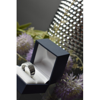 Sky Jewelry Серебряное кольцо 925 пробы с фианитами