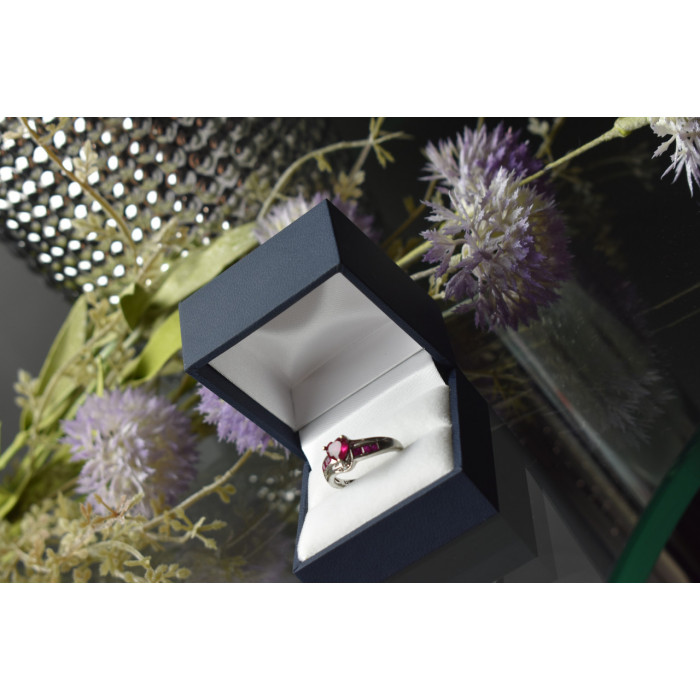 Sky Jewelry Серебряное кольцо 925 пробы с Розовым Топазом