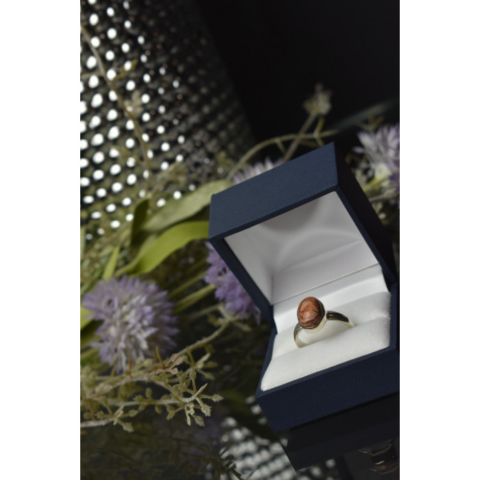 Sky Jewelry Серебряное кольцо 925 пробы с Яшмой