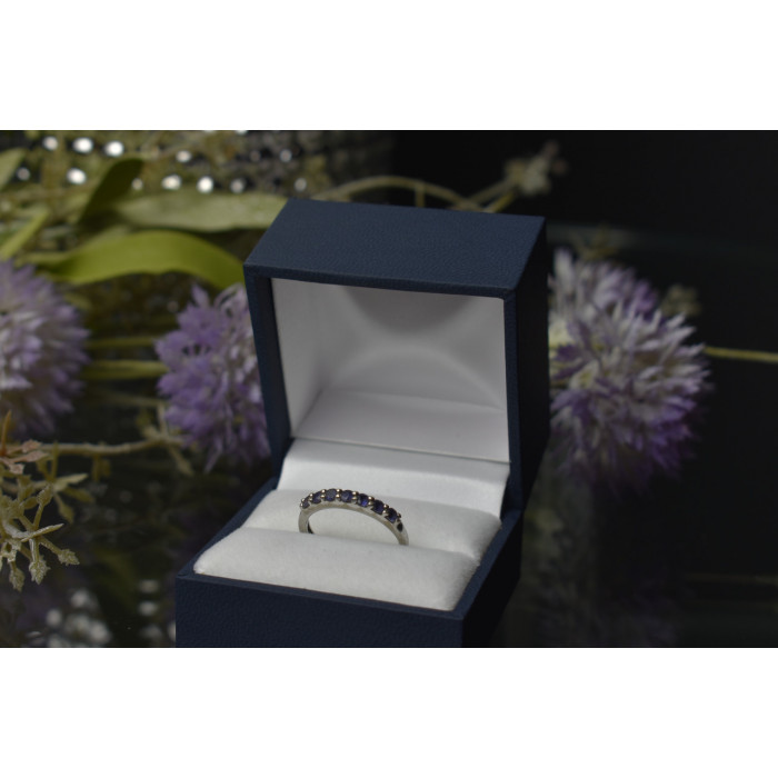 Sky Jewelry Серебряное кольцо с камнями Иолит