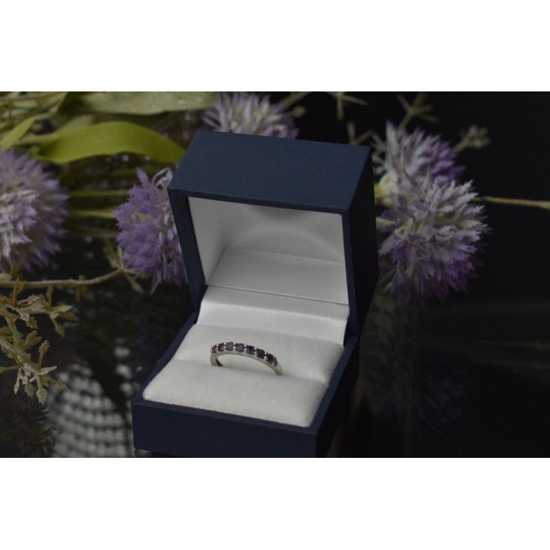 Sky Jewelry Серебряное кольцо с камнями Иолит