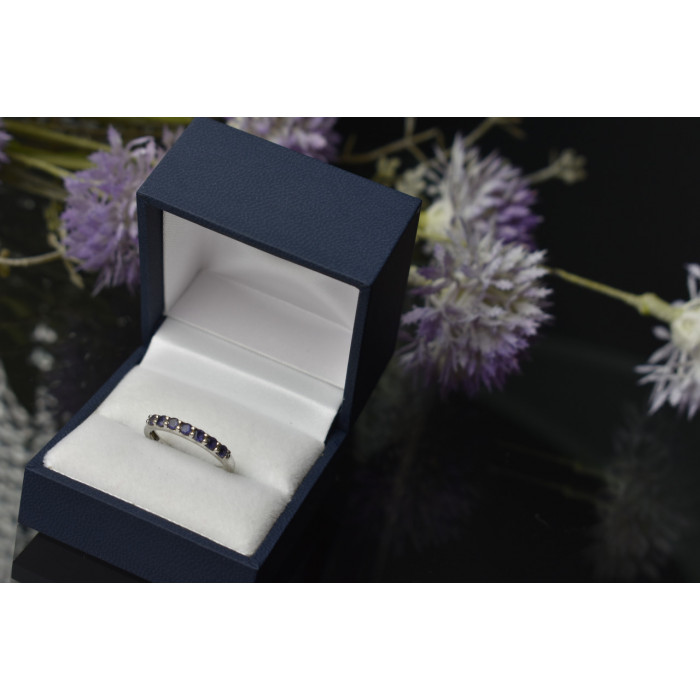 Sky Jewelry Серебряное кольцо с камнями Иолит