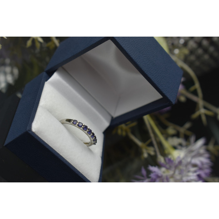 Sky Jewelry Серебряное кольцо с камнями Иолит