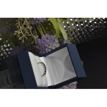 Sky Jewelry Серебряное кольцо с камнями Иолит