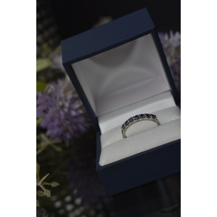 Sky Jewelry Серебряное кольцо с камнями Иолит