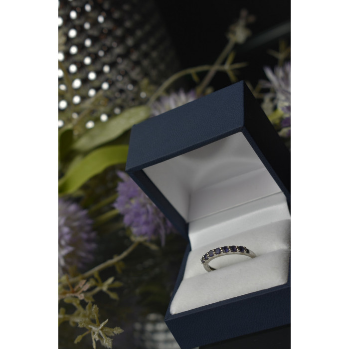 Sky Jewelry Серебряное кольцо с камнями Иолит