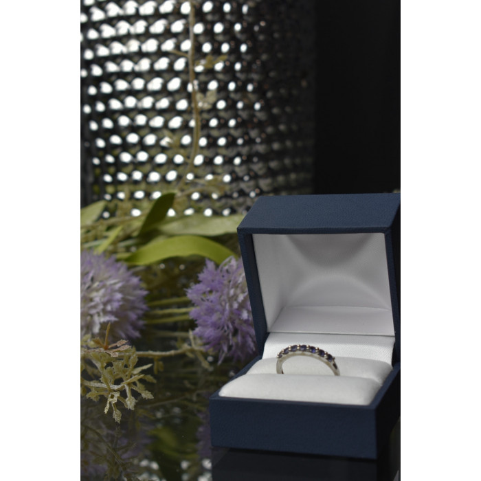 Sky Jewelry Серебряное кольцо с камнями Иолит