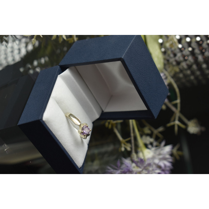 Sky Jewelry Серебряное кольцо 925 пробы с Аметистом