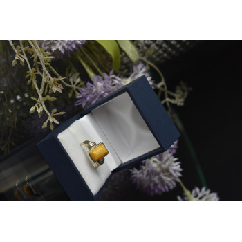 Sky Jewelry Серебряное кольцо 925 пробы с камнем Яшма