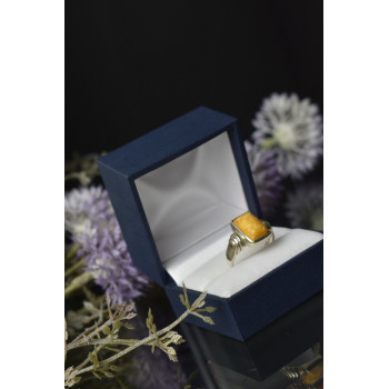 Sky Jewelry Серебряное кольцо 925 пробы с камнем Яшма