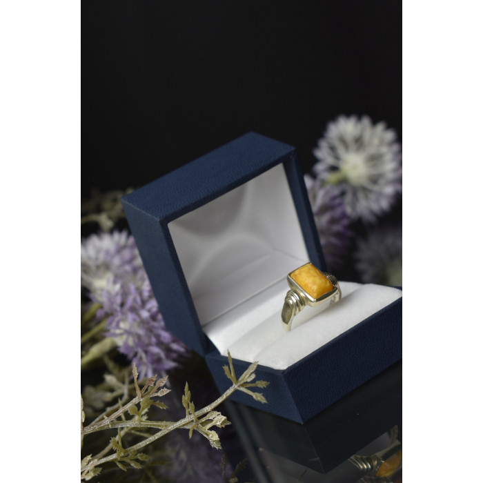 Sky Jewelry Серебряное кольцо 925 пробы с камнем Яшма