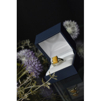 Sky Jewelry Серебряное кольцо 925 пробы с камнем Яшма