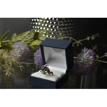 Sky Jewelry Винтажное серебряное кольцо с камнем Содалит