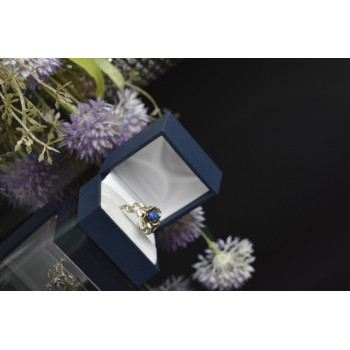 Sky Jewelry Винтажное серебряное кольцо с камнем Содалит