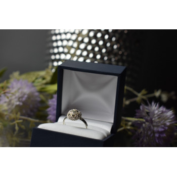 Sky Jewelry Серебряное кольцо с фианитами