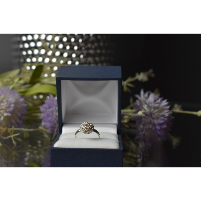 Sky Jewelry Серебряное кольцо с фианитами