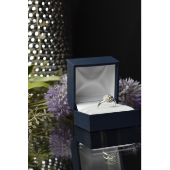 Sky Jewelry Серебряное кольцо с фианитами