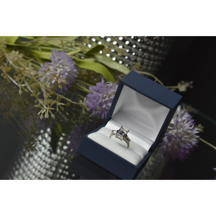 Sky Jewelry Серебряное кольцо 925 пробы с фианитами