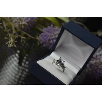 Sky Jewelry Серебряное кольцо 925 пробы с фианитами