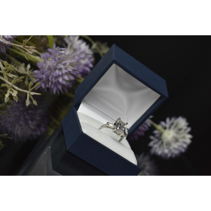 Sky Jewelry Серебряное кольцо 925 пробы с фианитами