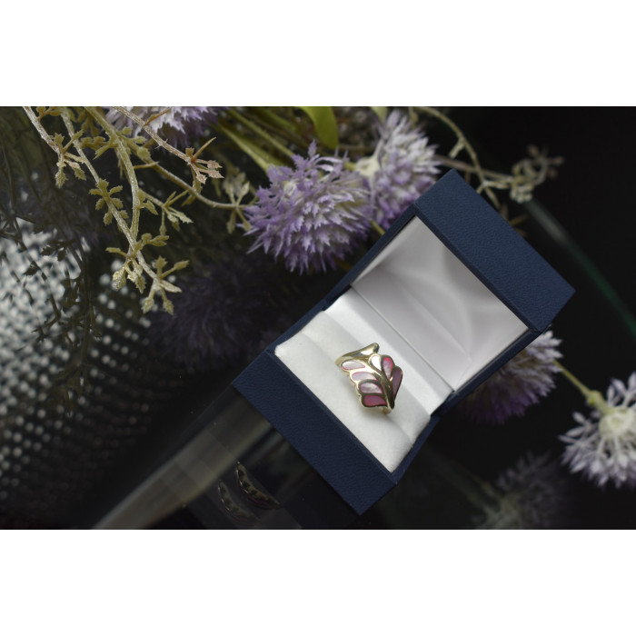 Sky Jewelry Серебряное кольцо 925 пробы с вставками из Перламутра