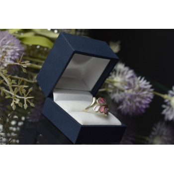 Sky Jewelry Серебряное кольцо 925 пробы с вставками из Перламутра