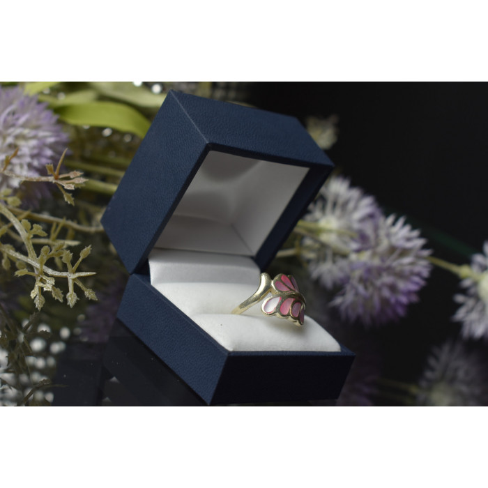 Sky Jewelry Серебряное кольцо 925 пробы с вставками из Перламутра