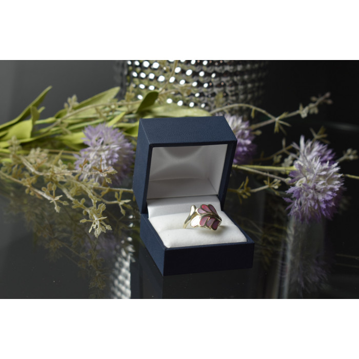 Sky Jewelry Серебряное кольцо 925 пробы с вставками из Перламутра