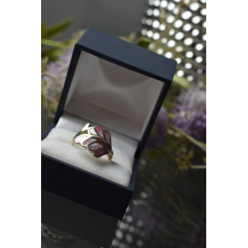 Sky Jewelry Серебряное кольцо 925 пробы с вставками из Перламутра