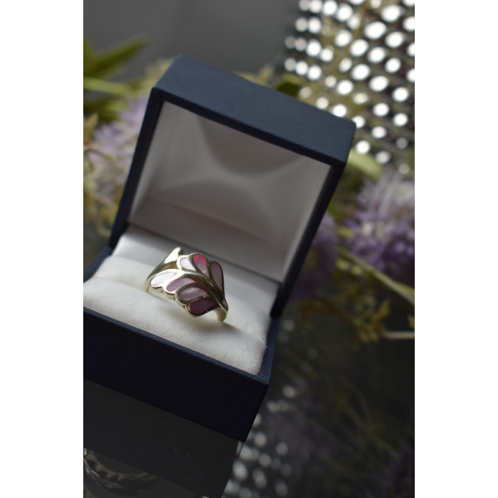 Sky Jewelry Серебряное кольцо 925 пробы с вставками из Перламутра