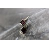 Sky Jewelry Серебряные серьги с Альмандином 925 проба