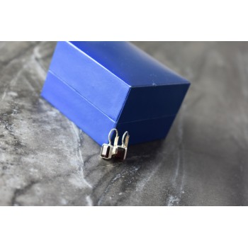 Sky Jewelry Серебряные серьги с Альмандином 925 проба