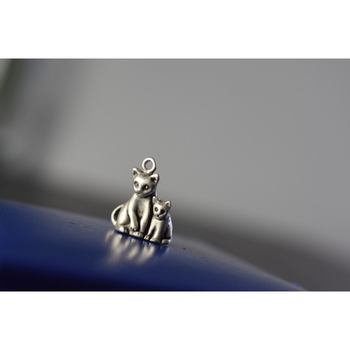 Sky Jewelry Серебряный кулон 925 пробы *Котики*