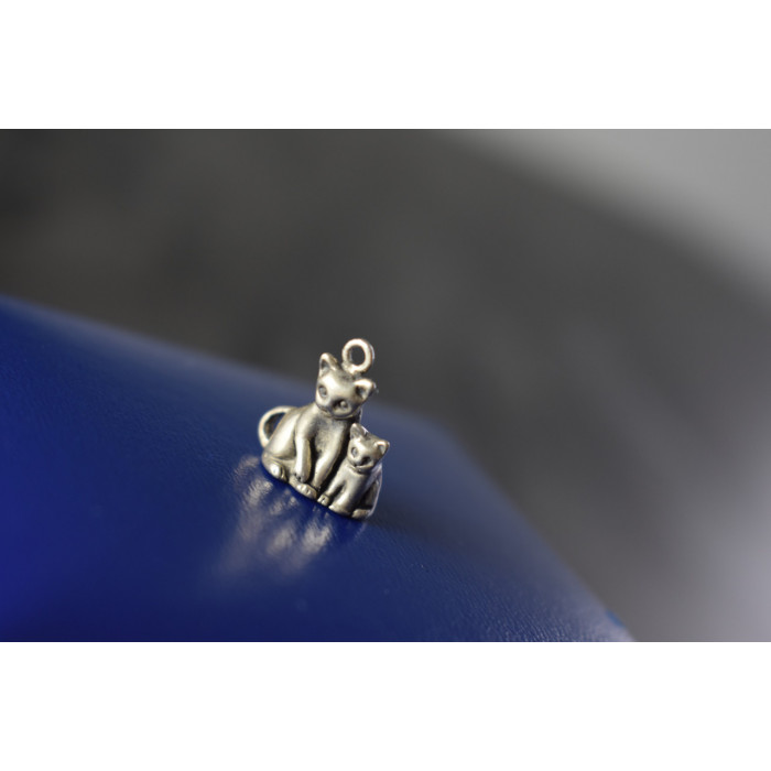 Sky Jewelry Серебряный кулон 925 пробы *Котики*