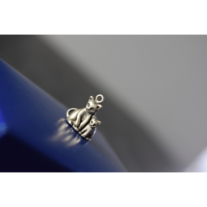 Sky Jewelry Серебряный кулон 925 пробы *Котики*